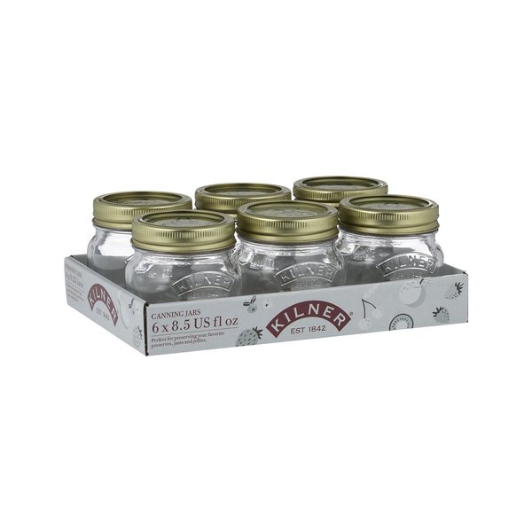 Kilner Regular Mouth Canning Jar 8.5 oz 6 pk, 6PK 0025.040U